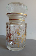 Ancien flacon en cristal -à