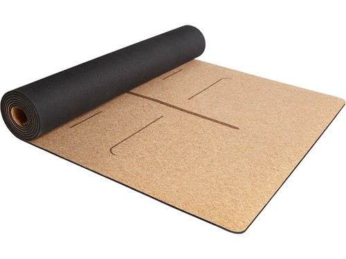 Tapis yoga double liège - yoga,