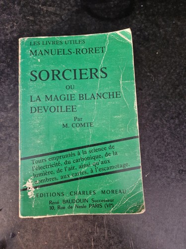 Livre ancien manuel roret - -,