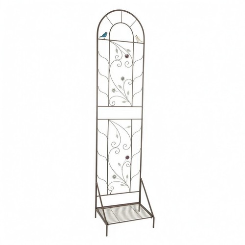 Treillis arqué motifs floraux - arqué,