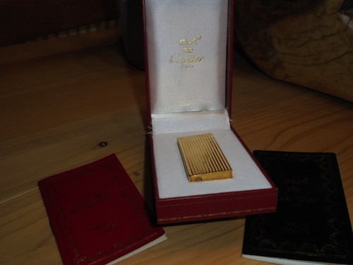 Briquet cartier - briquet, or