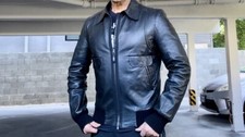 Men’s Black Leather CoSTUME