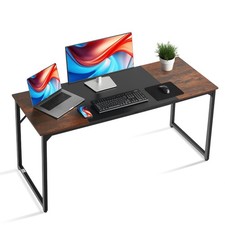 VEVOR Bureau d'ordinateur table de bureau informatique en bois 160 x 60 x 75 cm