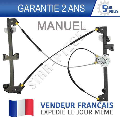 Leve vitre manuel avant - manuel, gauche