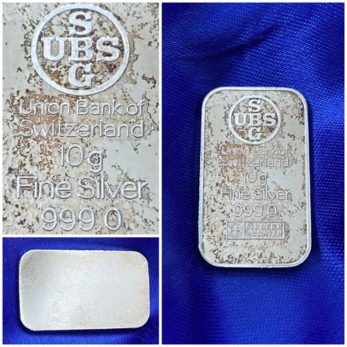 Lingot argent pur - lingot, bank