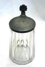 Ancienne chope en cristal