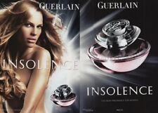 Publicité papier Parfum. Perfume ad. Guerlain Insolence recto verso bande parfum