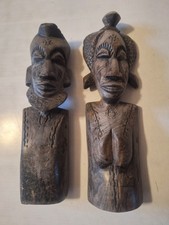 Lot De 2 Statuettes En