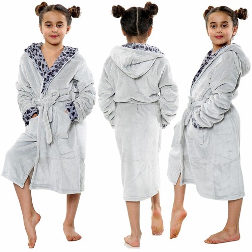 Enfants gris peignoir - enfants,