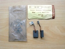 Fiat 1400 1900 années 50, 2 charbons balais dynamo IX 15, R115 300 / 12 2000