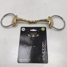 Stubben Golden Wings Snaffle Horse Bit, 14-mm, 5-in, Open Box