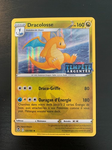 Carte pokémon dracolosse - pokémon,