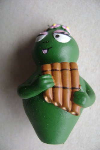 Figurine barbapapa flutiste - barbapapa, "flutiste"