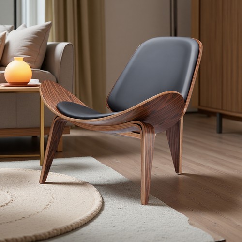 Hans wegner style - wegner, shell