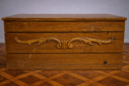 Coffret ancien bois avec - ancien,