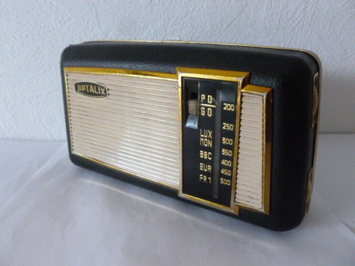 Transistor ancien optalix noir - ancien,
