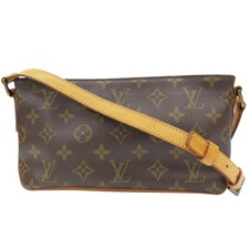LOUIS VUITTON Trotteur Crossbody Shoulder Bag Monogram Canvas Brown M51240