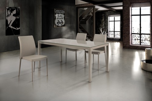 Table extensible base - extensible, métal