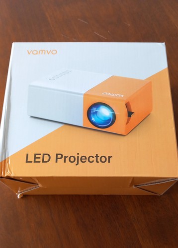 Mini projecteur portable vamvo - projecteur,