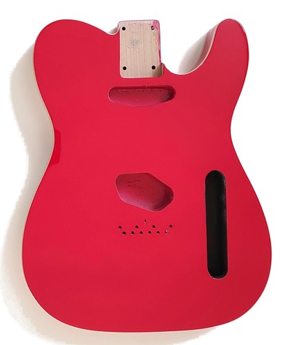 Corps telecaster fiesta - fiesta, red