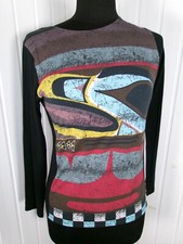 Top TEE shirt noir coloré 38