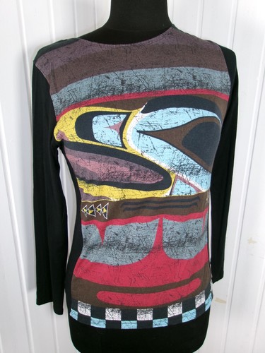 Top tee shirt - noir, coloré