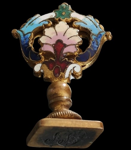 Sceau cachet bronze et - sceau,,
