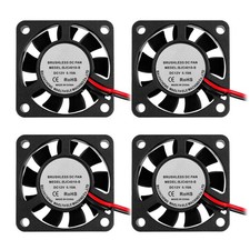 4 PCS Ventilateurs 12 V Mini
