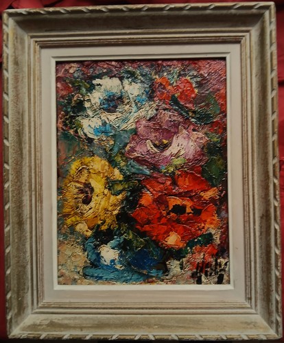 Superbe huile par henri - ,