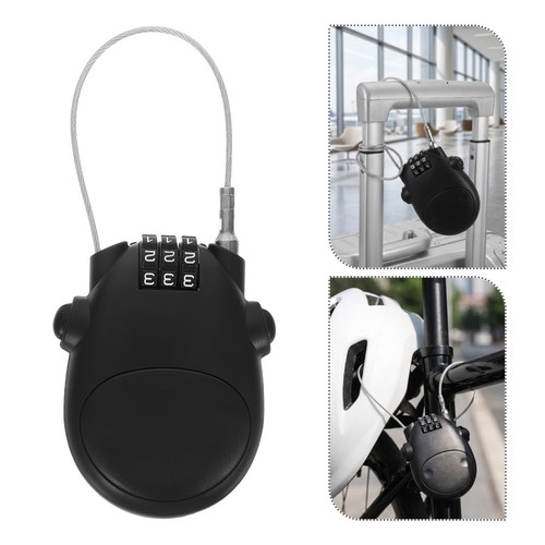 Steel retractable cable lock - steel,