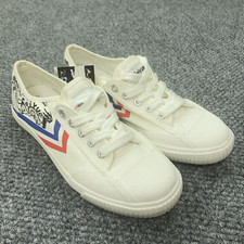 Feiyue DaFu DF/1-908 Martial Arts Shoes CHN 235 Womens 7 White Dragon