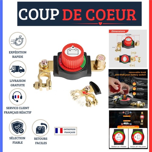 Coupe circuit batterie v - coupe-circuit,