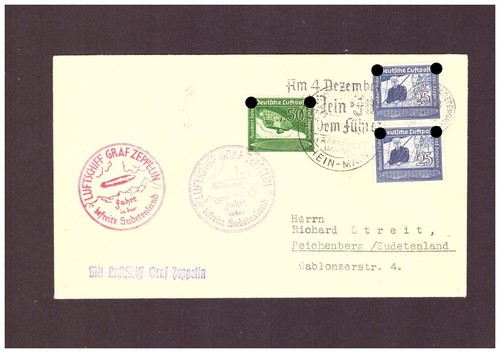 Carte zeppelin voyage - dr,