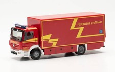 HERPA, MERCEDES ATEGO 13 Direction des incendies de STUTTGART, échelle 1/87, ...