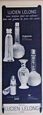 ADVERTISEMENT 1952 LUCIEN LELONG INDISCREET PERFUME COLOGNE LUXURY BAG BOTTLE "N" 