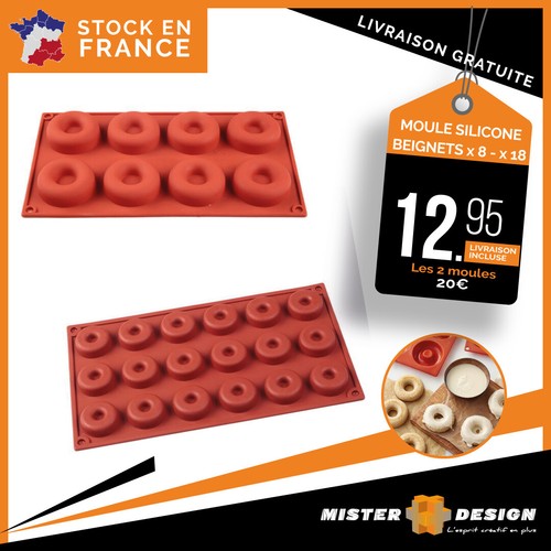 Moules silicone beignets - moules,