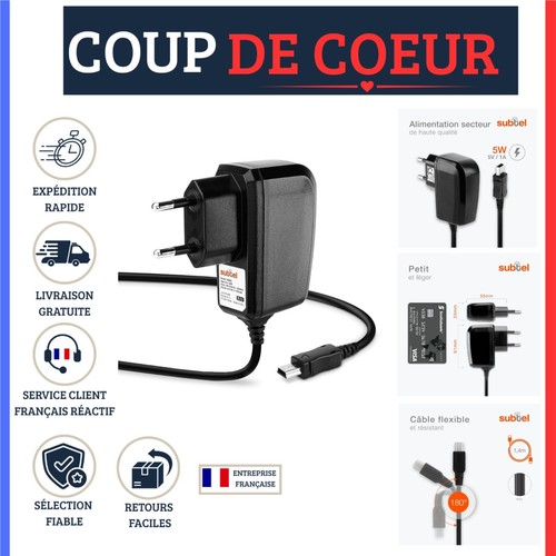 Subtel chargeur mini usb - usb, 1a
