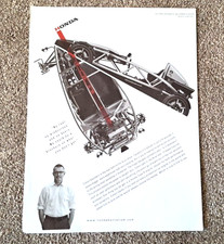 ARIEL ATOM HONDA TYPE R - FRAMEABLE COLLECTIBLE ORIGINAL CLASSIC CAR ADVERT