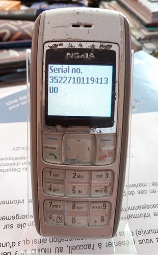 Gsm portable silver mobile - portable,