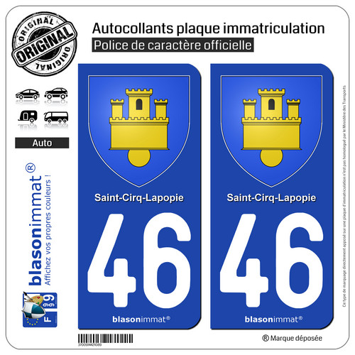Sticker autocollant plaque - 2,