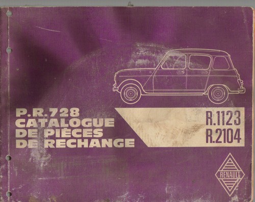 Catalogue pièces - de,