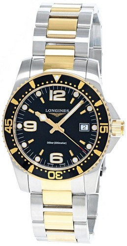 Luxe noir doré longines - noir, doré&longines&
