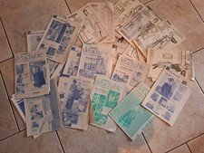 Lot x27 patrons anciens femmes