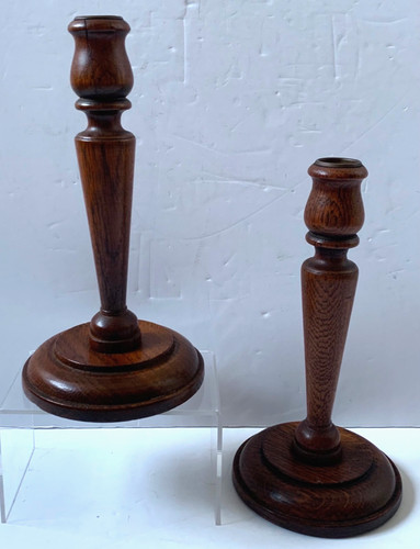 Antique art deco pair - pair, wooden