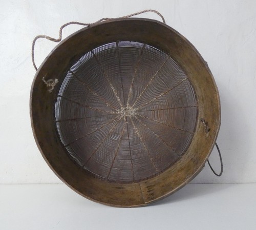 Ancien tamis bois vintage - ancien,