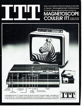 1979 Advertising 118 ITT Color VCR SVR
