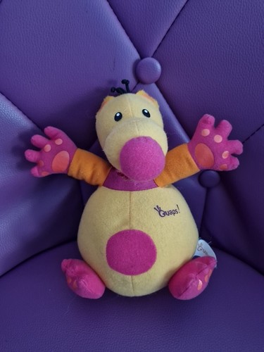 Doudou ouaps rose jaune - ouaps,