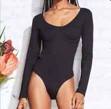 Fleur Du Mal Underwired Corset Bodysuit Long Sleeve Size M