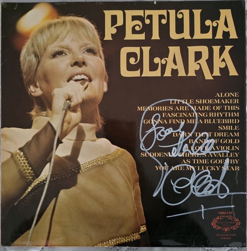 Petula clark autographe - clark,