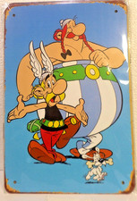 Plaque Métal Tôlée Vintage 20X30 BD  ASTERIX & OBELIX   Neuf  NV1